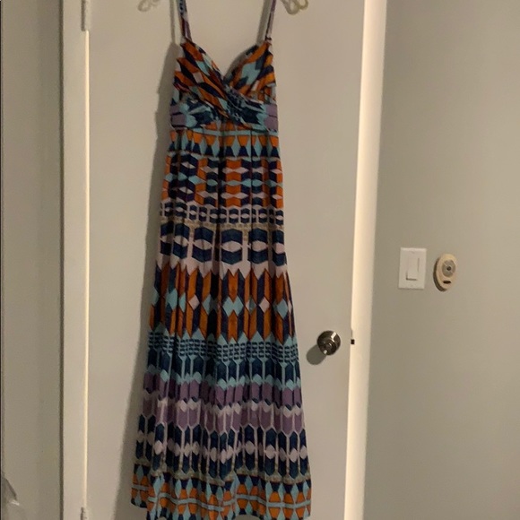 Jessica Simpson EUC Multicolored Maxi Dress - Picture 1 of 5